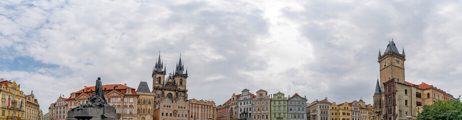 prague old town square panorama