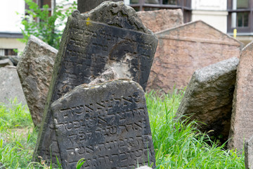 jewish old cemetery in prague