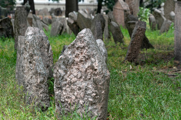 jewish old cemetery in prague