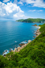 Coast Landscape, Sanya, Hainan Province, China, a Tropical Tourism Paradise in Southeat Asia