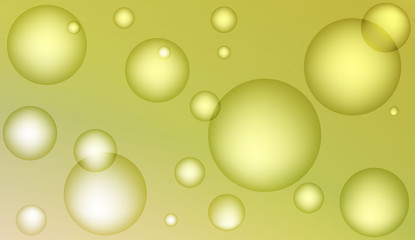 Background with bubbles. Design for your header page, ad, poster, banner. Pastel Gradient Color Vector illustration.