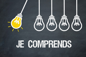 Fototapeta premium Je comprends