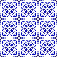 floral tile pattern