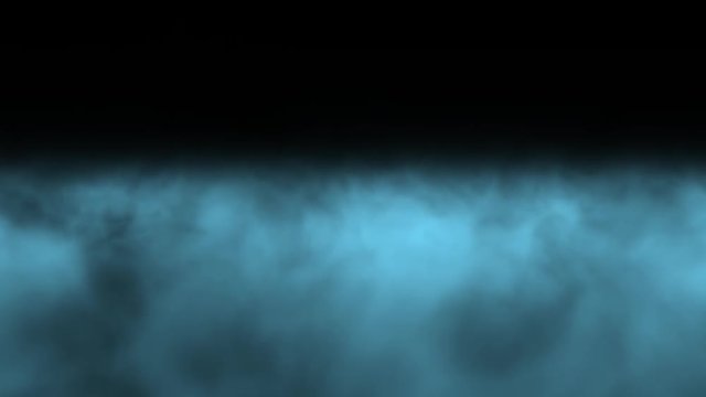 High Quality Fog Smoke Loop - BlueGreen Front wind - with alpha channel, 30 ips High Definition Pre-Keyed stock footage element for compositing. Ideal for visual effects & motion graphics.