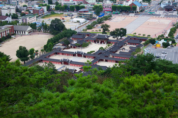 Obraz premium Korean old palace, Hwaseong Beyolgung