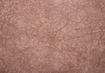 Fototapeta premium Texture wet craft crumpled paper, cardboard
