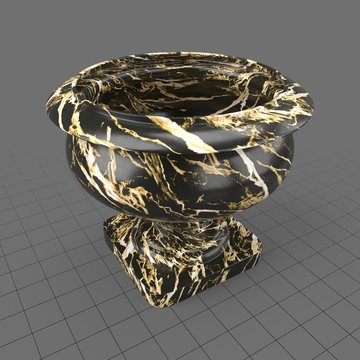 Marble garden urn 1
