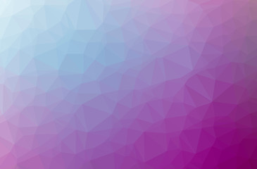 Fototapeta premium Illustration of abstract Purple horizontal low poly background. Beautiful polygon design pattern.