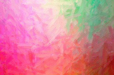 Abstract illustration of pink Bristle Brush Oil Paint background