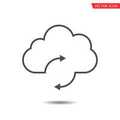 Cloud sync refresh icon