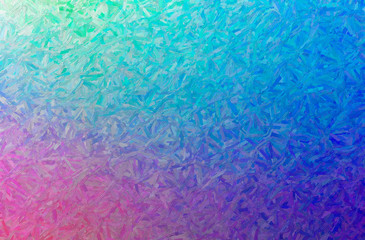 Abstract illustration of blue and purple Colorful Impasto background