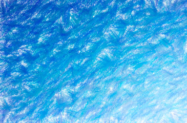 Abstract illustration of blue Wax Crayon with low coverage background