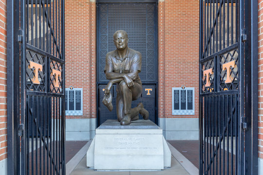 General Robert Neyland Sculpture At University Of Tennessee