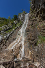 Waterfall at the great priel, Mountain in Austria