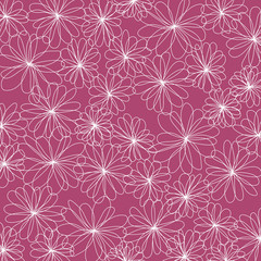 seamless floral pattern with flowers