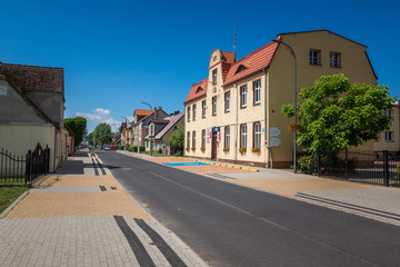 Fototapeta premium Town hall in Stepnica, Poland