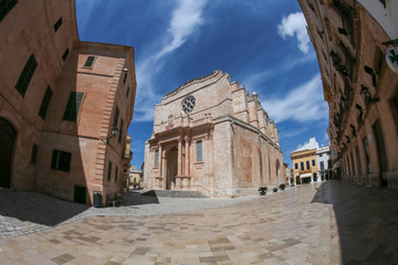 Fototapeta premium Cathedral of Santa Maria. Menorca, Balearic Islands, Spain
