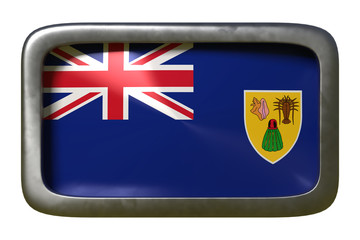 Turks and Caicos Islands flag sign