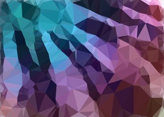 Fototapeta premium rainbow polygon style color geometric background