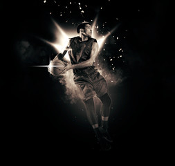 Man basketball player