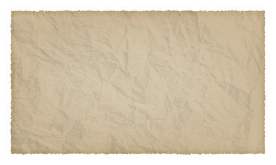 Old paper with burnt edges