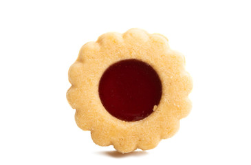 fruit jelly cookies isolated