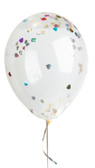helium balloons happy birthday isolated
