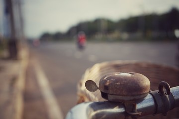 bicycles and blurred backgrounds