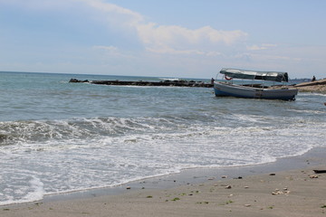 boat on the beach