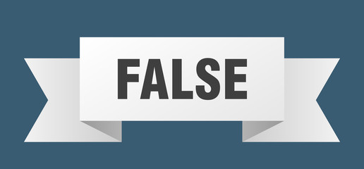 false