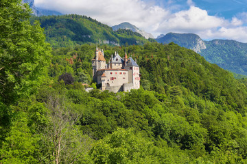 Fototapeta premium Scenic view Chateau de Menthon (Menthon Castle), France