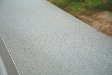 Cement floor and natural backdrop in Thailand