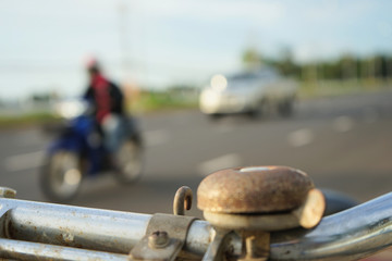bicycles and blurred backgrounds