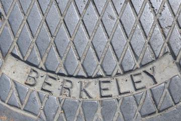 Berkeley  California manhole cover