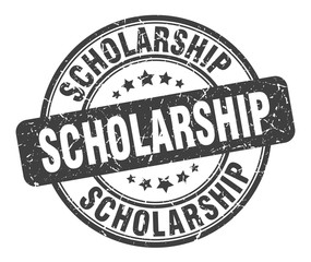 scholarship stamp. scholarship round grunge sign. scholarship