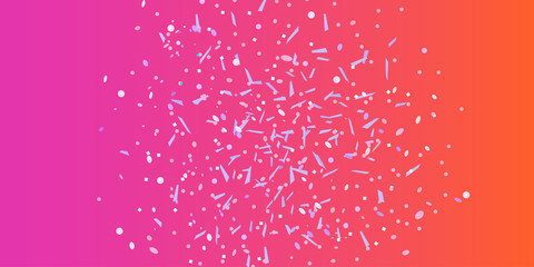 Confetti on isolated background. Bright explosion. Texture with colorful glitters. Pattern for work. Print for banners, posters and flyers. Greeting cards. Doodle for your business