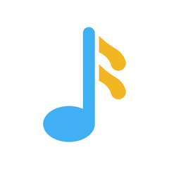 semiquaver icon from music and media collection