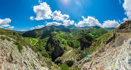 Obraz premium Vega de Liebana in Cantabria, Spain.