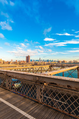 Naklejka premium Brooklyn Bridge in New York, United States.