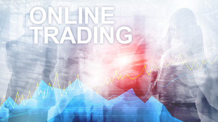Online trading, Forex, Investment and financial market concept.