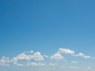 Blue sky with clouds