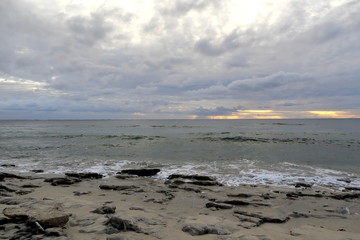 Couverture nuageuse au pacifique