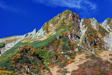 千畳敷カールからの宝剣岳周辺