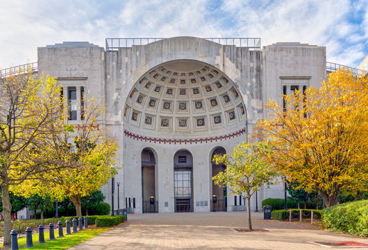 Rotunda Entrance To Ohio Stadium At The Ohio State University