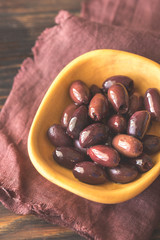 Bowl of kalamata olives