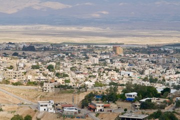 Fototapeta premium Stare i nowe domy Jerycha