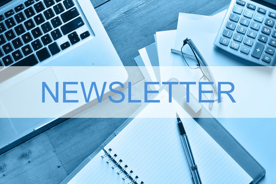 News Newsletter Announcement Update Information Concept
