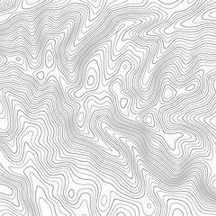Fototapeta premium Topographic map lines background. Abstract vector illustration.