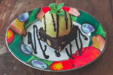 brownie de chocolate