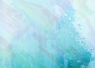 Abstract blue background in paint style rough texture and pattern